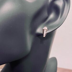 Fish Bone Earrings / Huesos de pescado Aretes